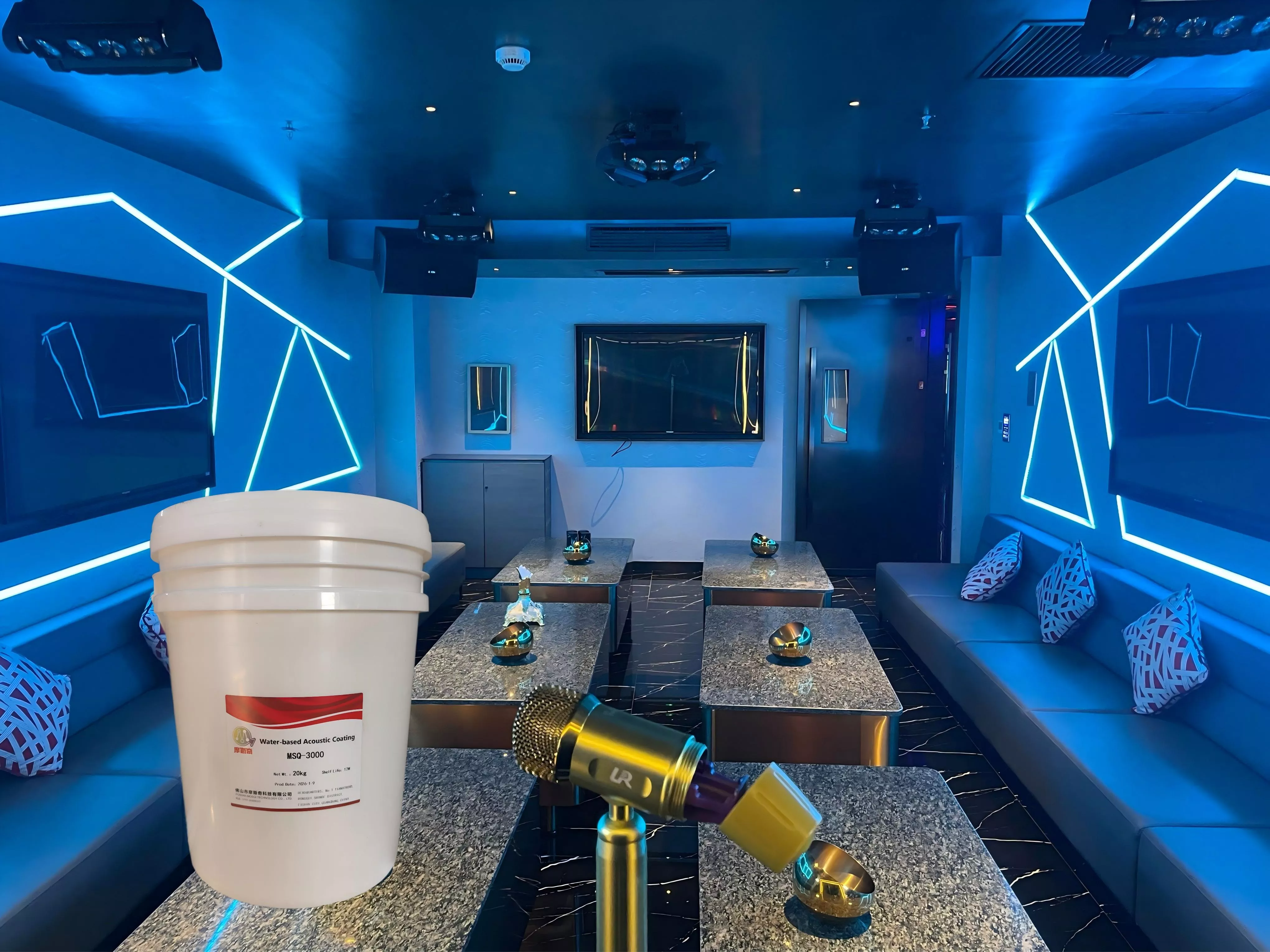Water-based Damping Acoustic Insulation Coating