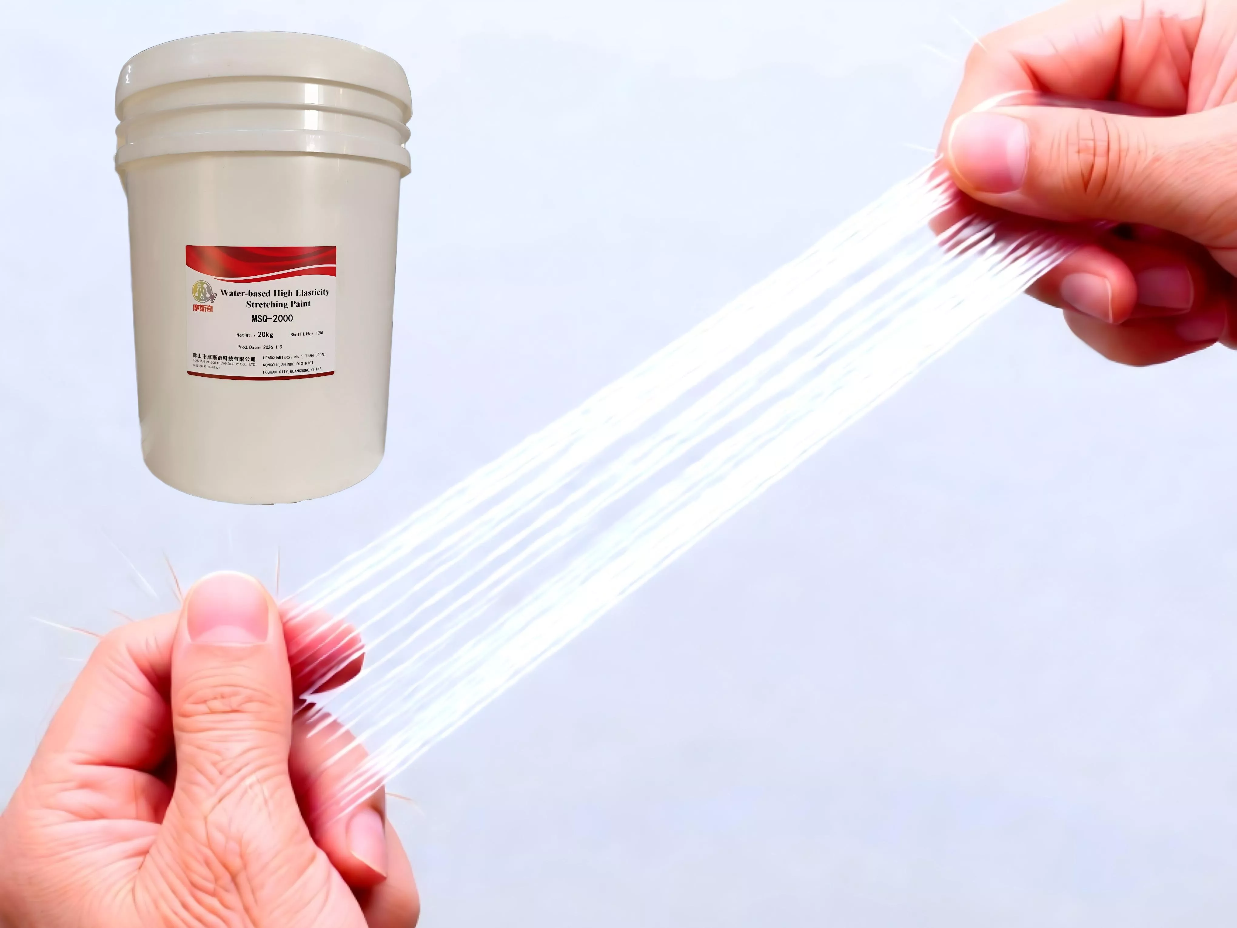 Water-based High Elasticity Stretching Paint